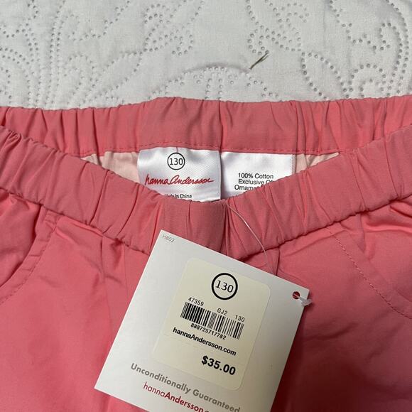NWT Hanna Andersson Poplin Pocket Shorts Size 8 - Picture 4 of 6